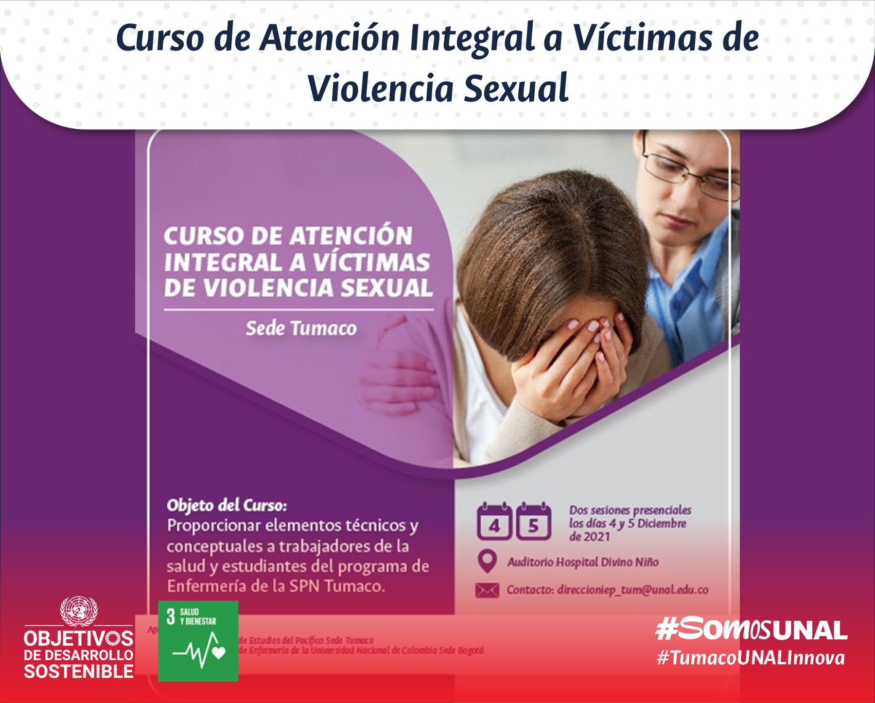 Curso de Atención Integral a Víctimas de Violencia Sexual