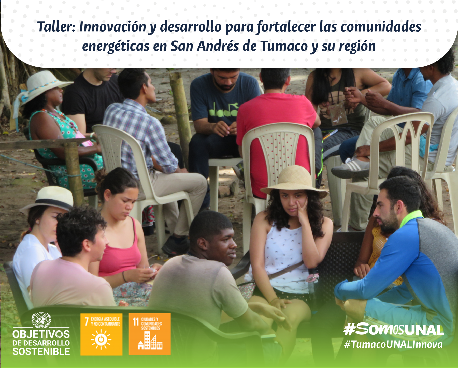 Taller: Innovación y desarrollo para fortalecer las comunidades energéticas en San Andrés de Tumaco y su región  